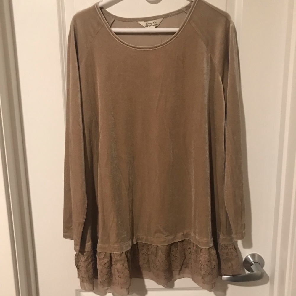 Velvet Long Dressy Shirt